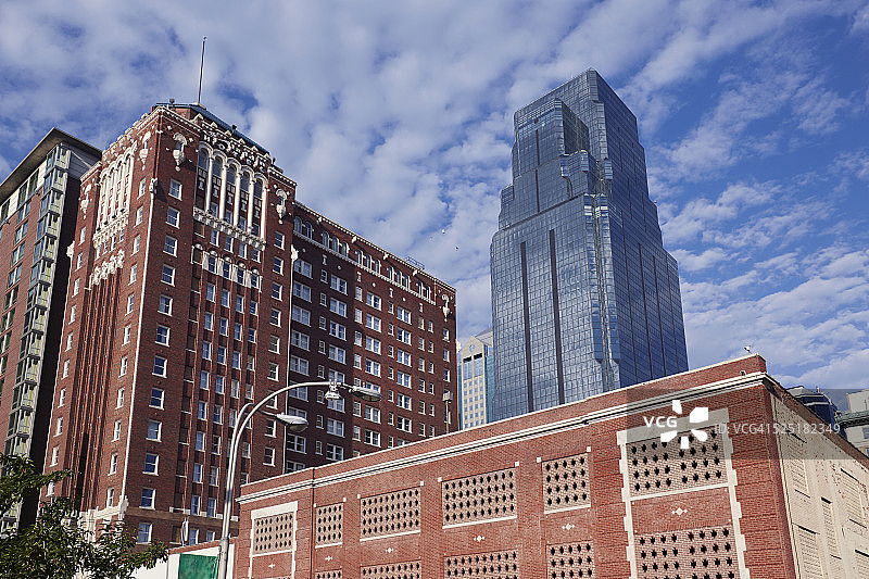 堪萨斯城商业区的建筑图片素材