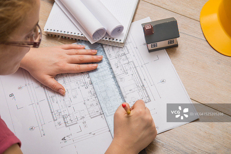 工作中建筑师图片素材