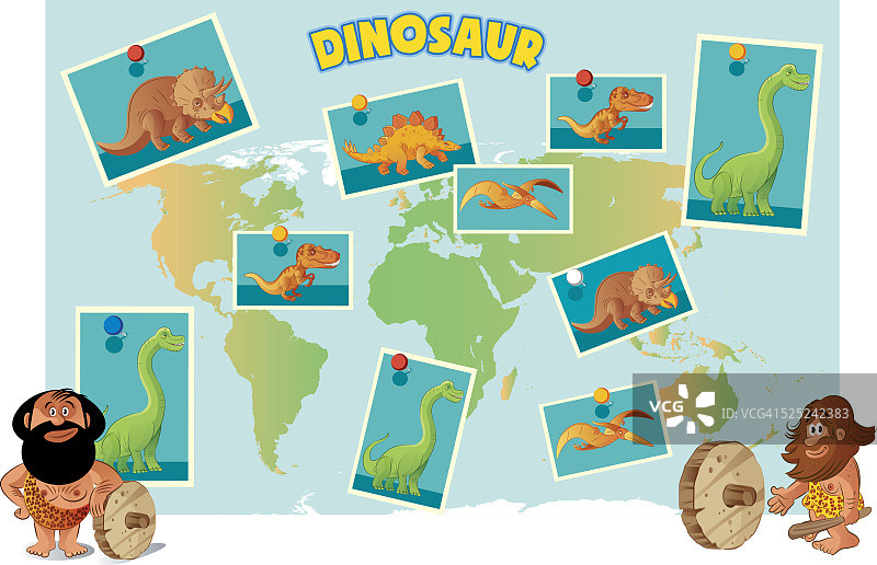 恐龙世界图片素材