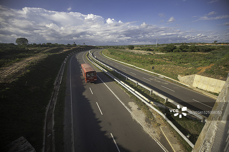 汉班托塔的高速公路图片素材
