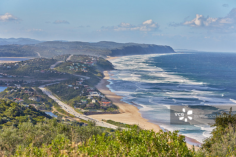 荒野小镇和海滩，花园大道图片素材