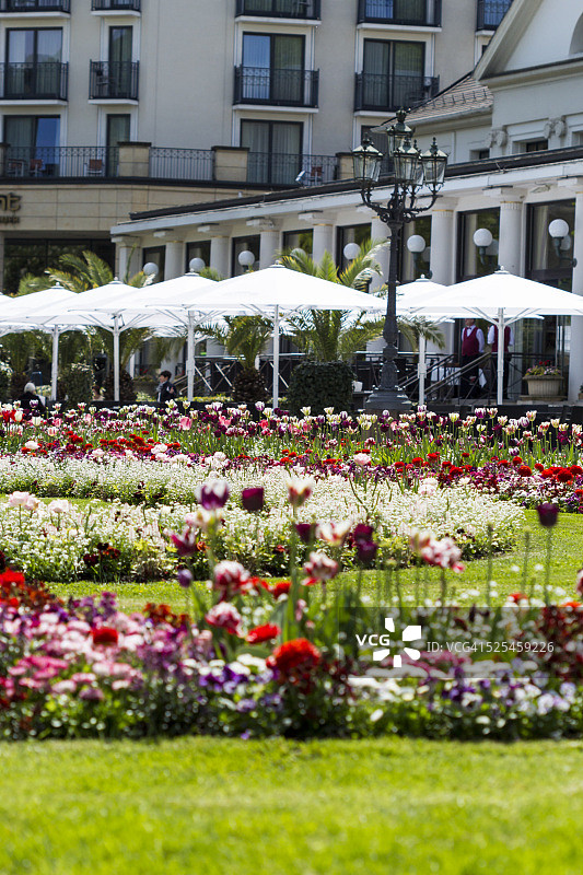 巴登-巴登美丽的夏日风光图片素材