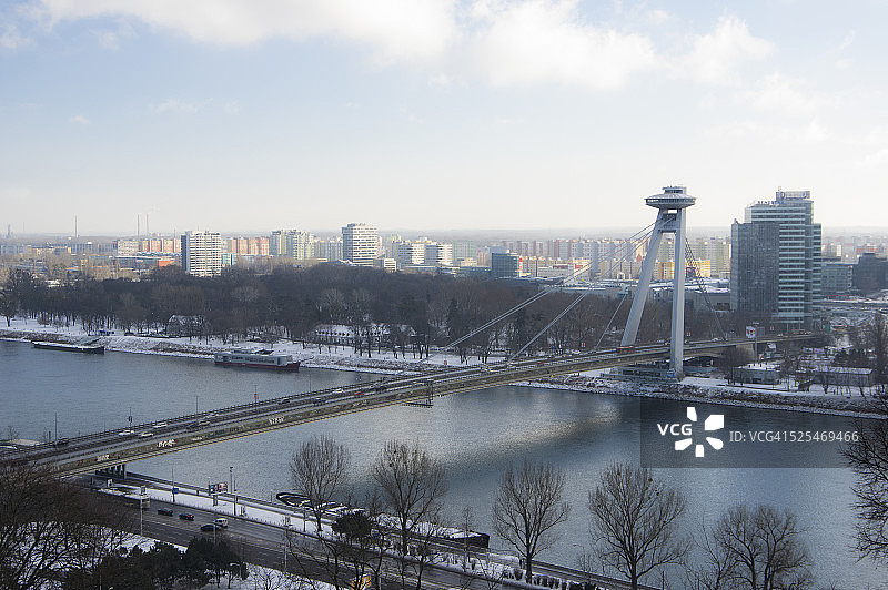 布拉迪斯拉发全景图片素材