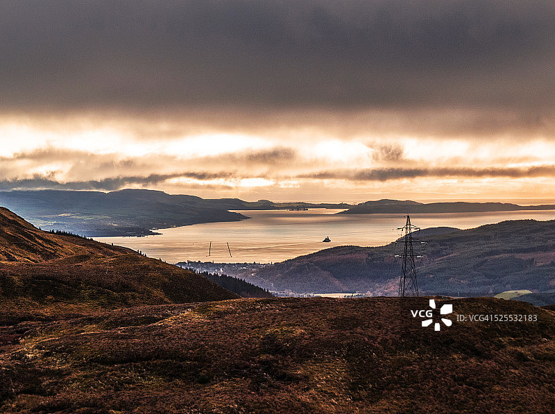 洛 Long 和克莱德全景图片素材