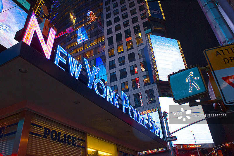 纽约市警察局图片素材