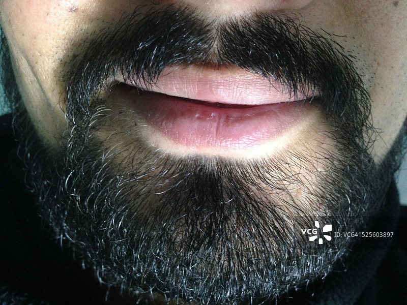 小胡子自拍图片素材