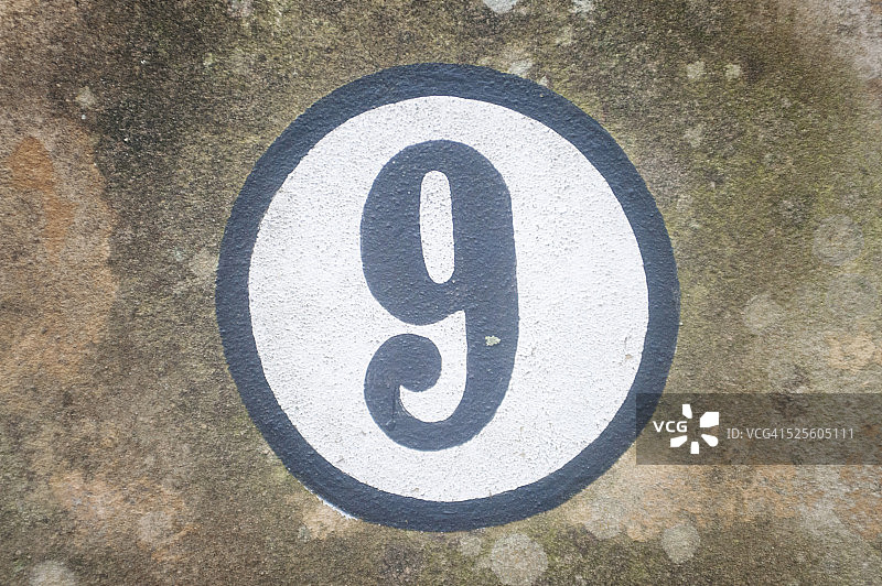 发现的字母和数字图片素材