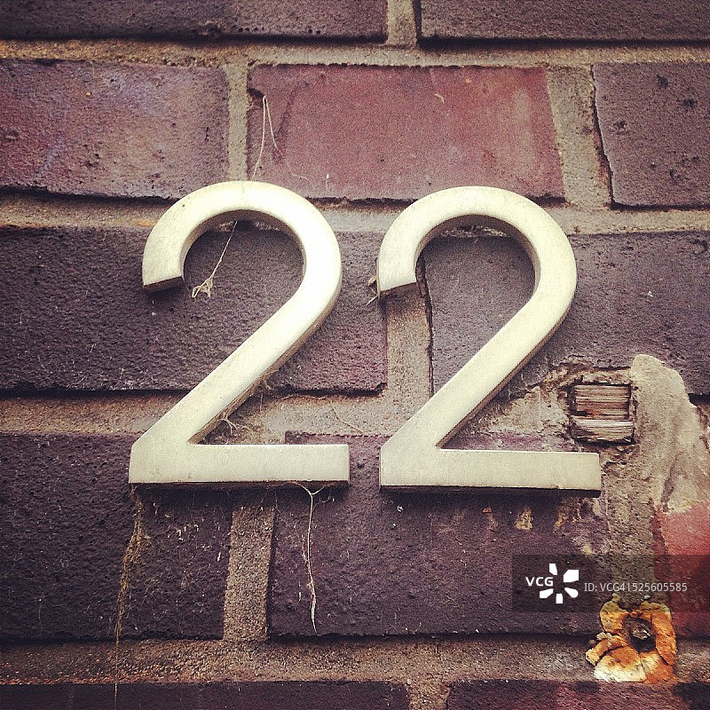 发现的字母和数字图片素材