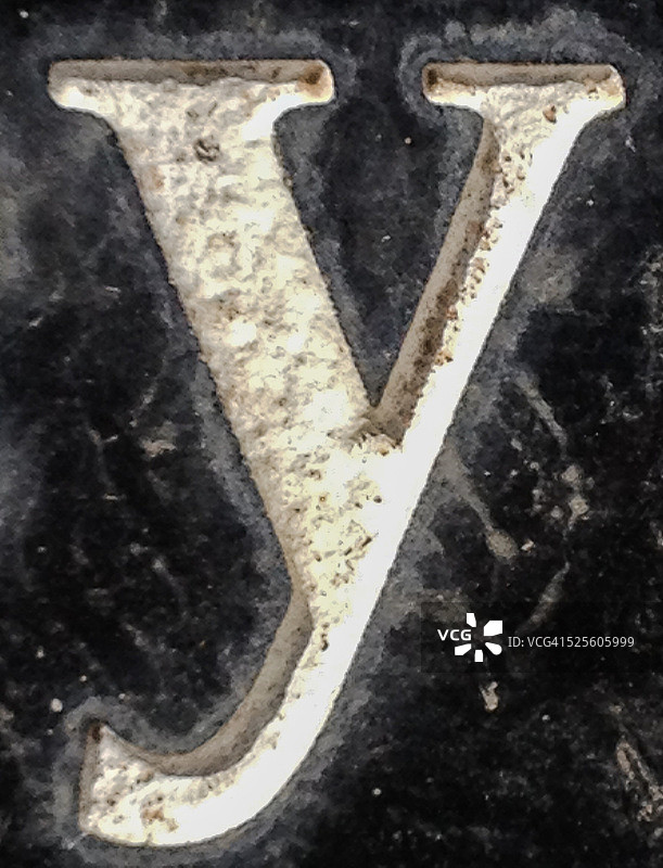 发现的字母和数字图片素材