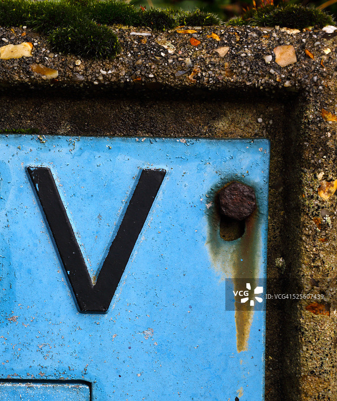 发现的字母和数字图片素材