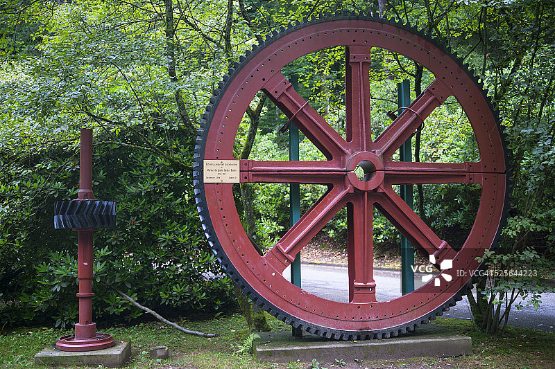 梅尔库尔山地铁路的驱动小齿轮图片素材