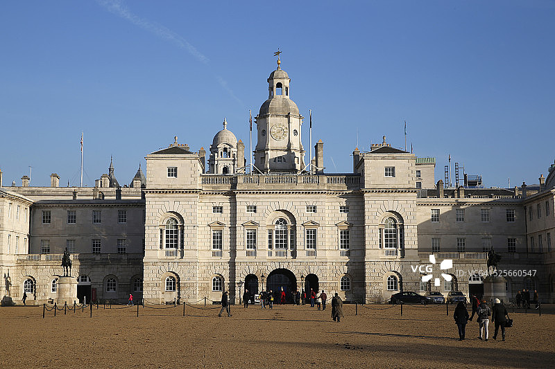 皇家骑兵卫队阅兵场图片素材