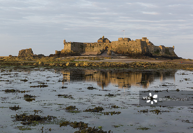 泽西岛圣赫利尔的伊丽莎白城堡图片素材