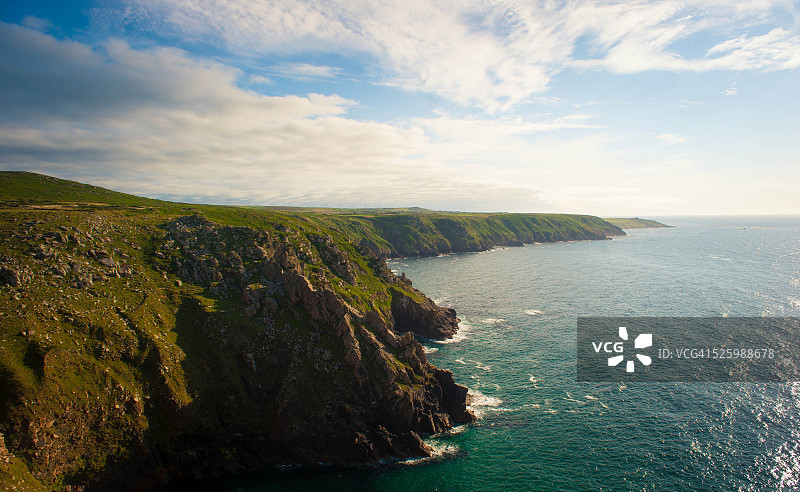 康沃尔蜥蜴角的北大西洋图片素材