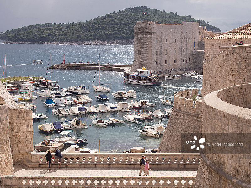 杜布罗夫尼克港口图片素材