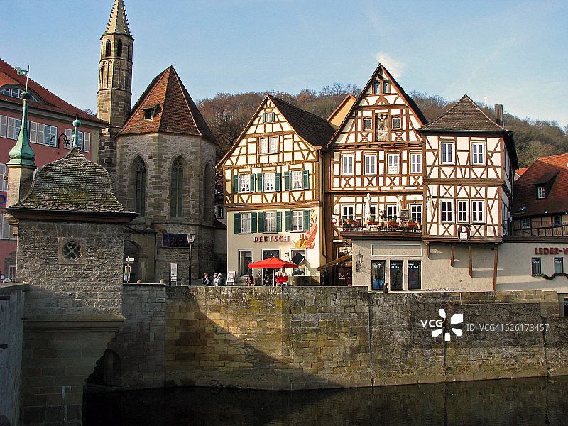 科赫河畔的施韦比施哈尔图片素材