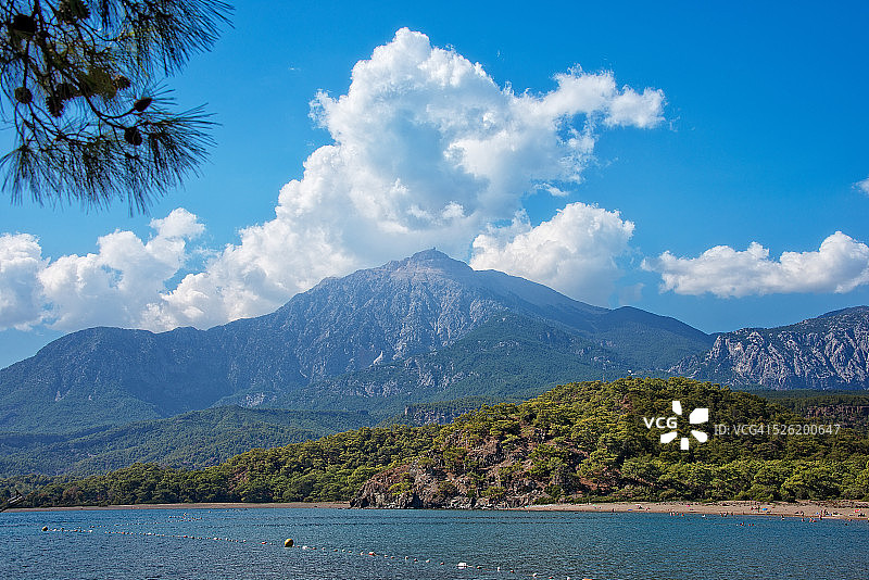 土耳其安塔利亚的法塞利斯港口图片素材