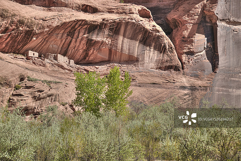 古代悬崖住所景观图片素材