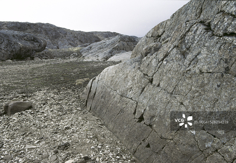 下萨维奇岛的地质图片素材