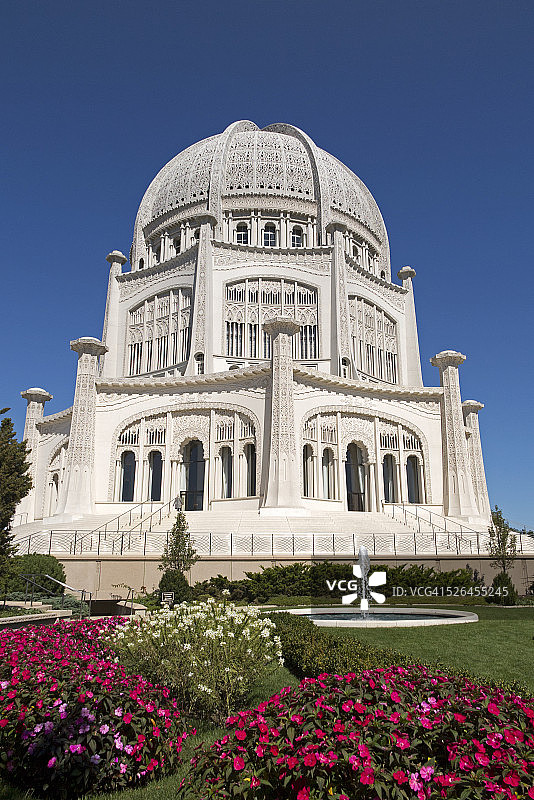 巴哈伊寺庙，威尔米特，伊利诺伊州图片素材