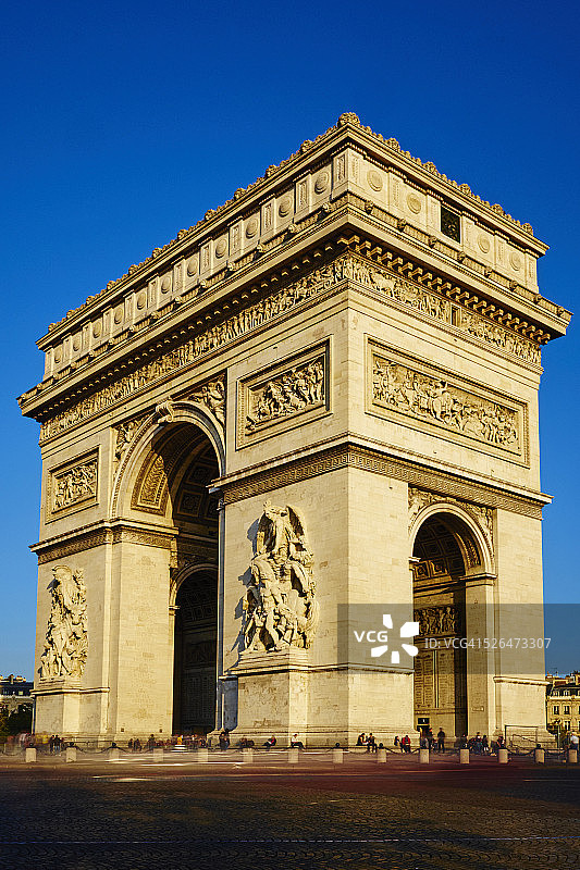 法国巴黎凯旋门图片素材