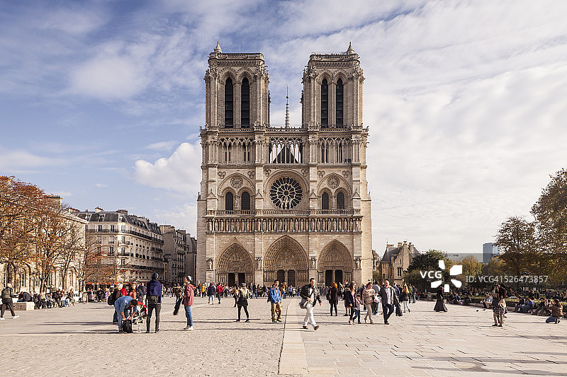 法国巴黎圣母院图片素材