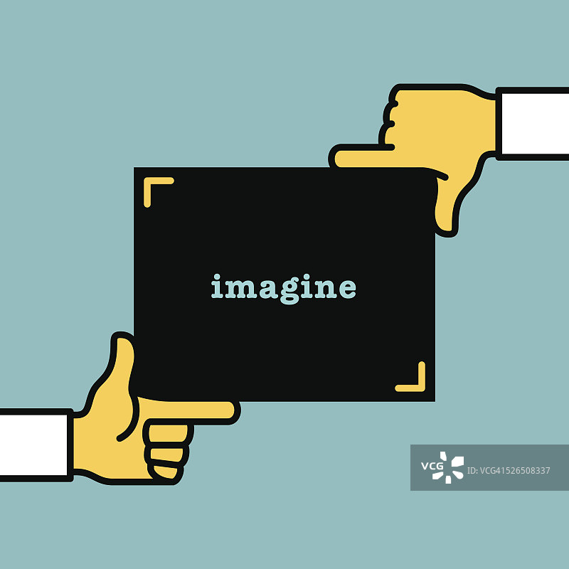 手指相框图片素材