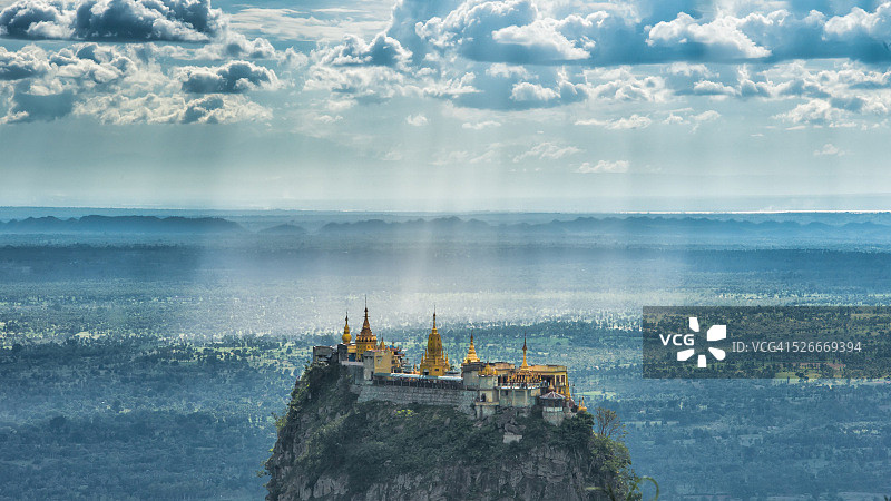 缅甸东卡拉寺图片素材