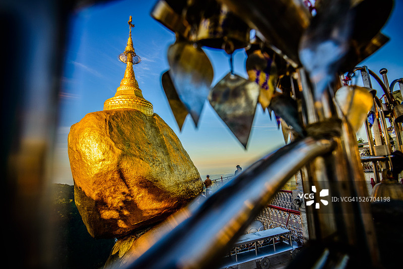 缅甸吉谛瑜佛塔图片素材