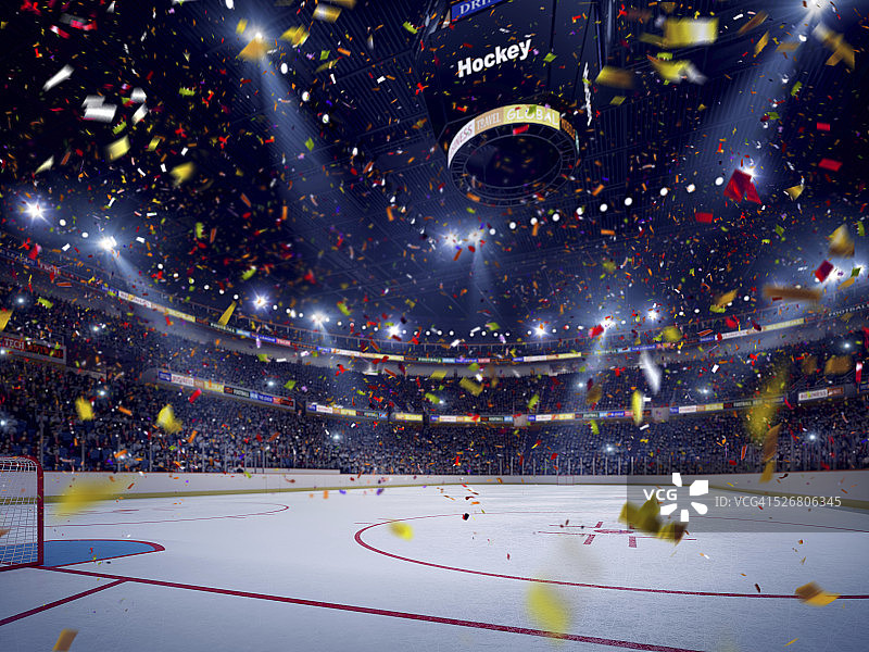 冰球场馆庆祝开幕图片素材
