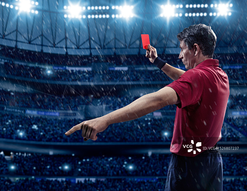 足球裁判图片素材