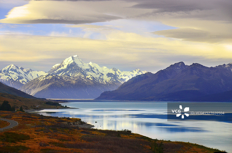 库克山公路风光图片素材