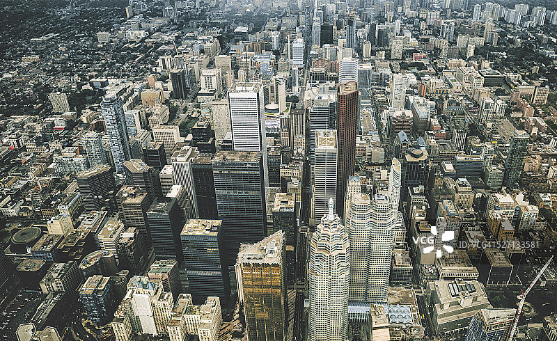 多伦多鸟瞰图图片素材