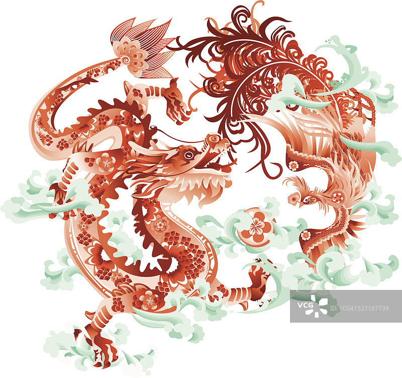 龙凤呈祥图片素材