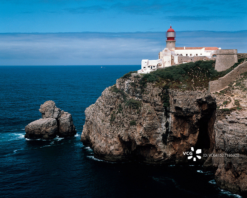 葡萄牙圣维森特角的灯塔图片素材