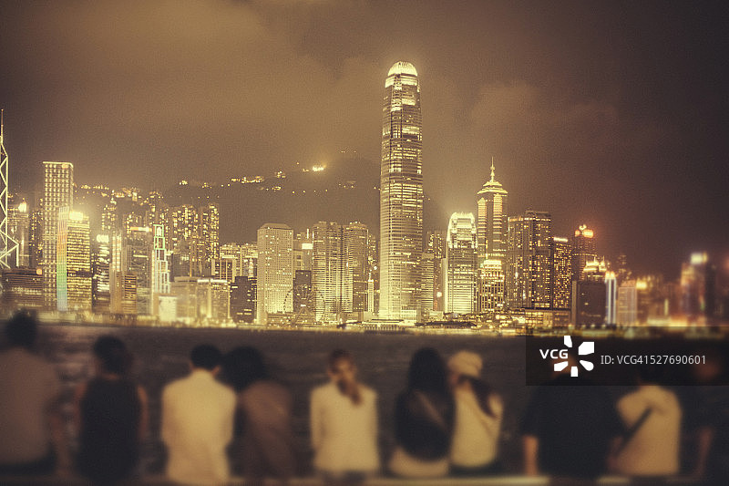 香港的夜晚图片素材
