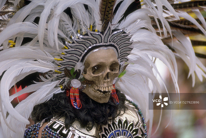 阿兹特克死亡面具图片素材