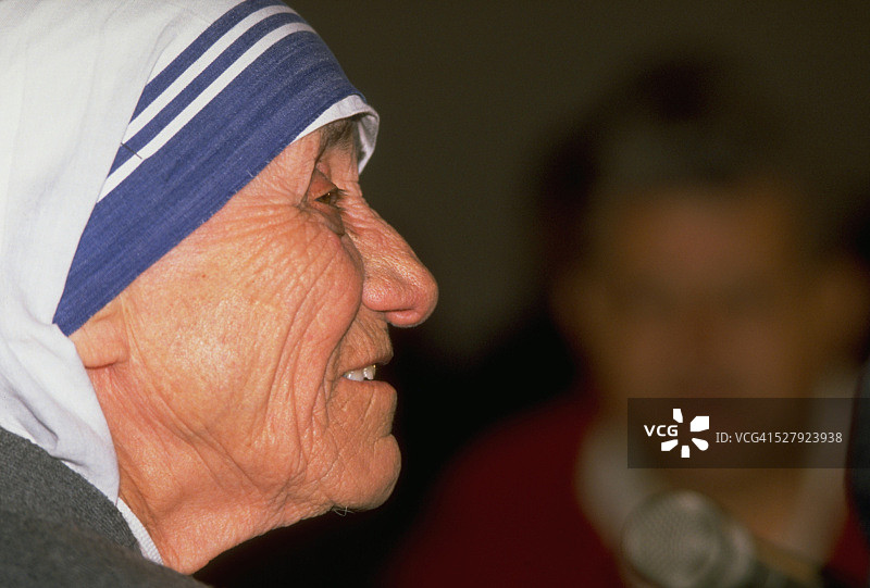 加尔各答的特蕾莎修女图片素材