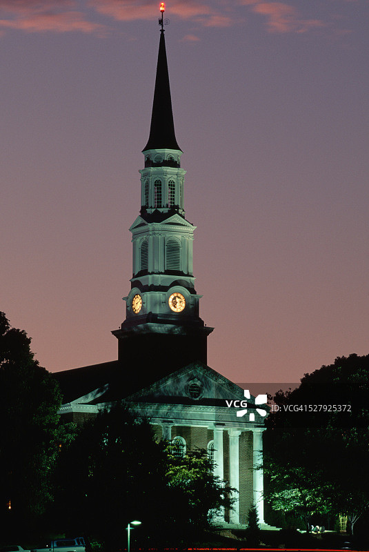 马里兰大学教堂图片素材