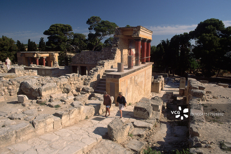 克诺索斯米诺斯宫殿遗址图片素材