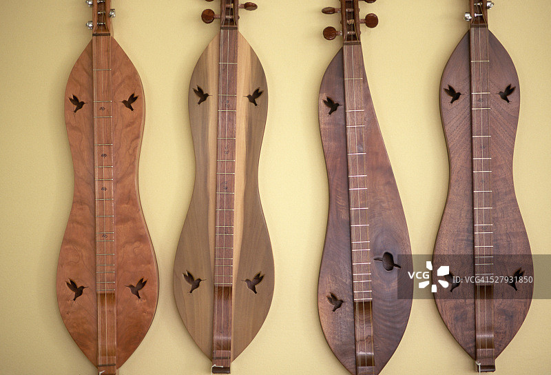 手工制作的阿巴拉契亚扬琴图片素材