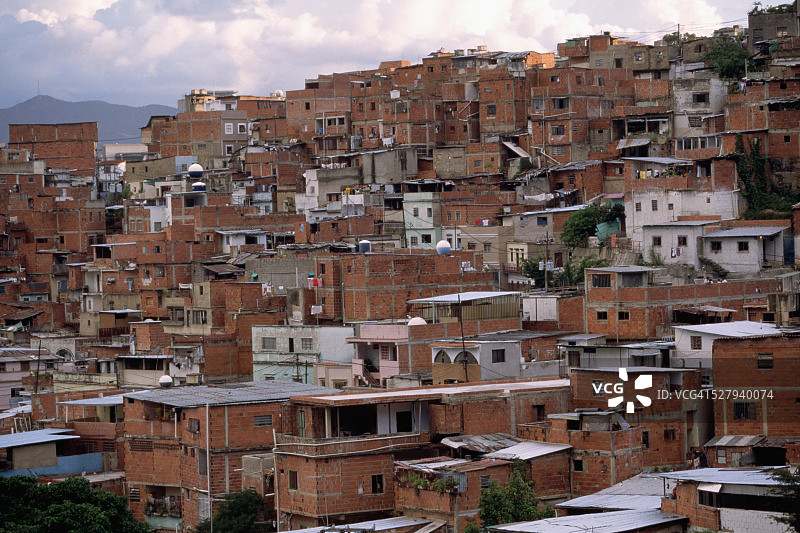 加拉加斯贫困居民区图片素材