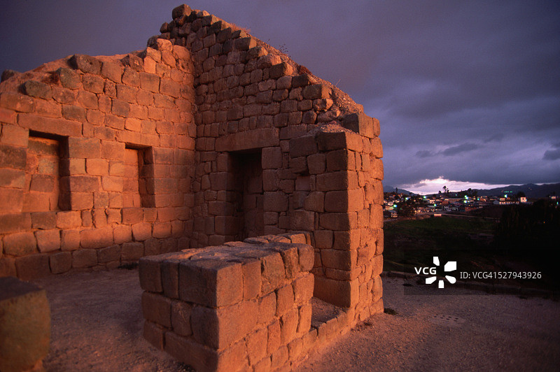 厄瓜多尔因加皮尔卡遗址图片素材