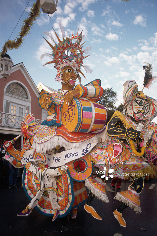 Junkanoo狂欢节花车图片素材