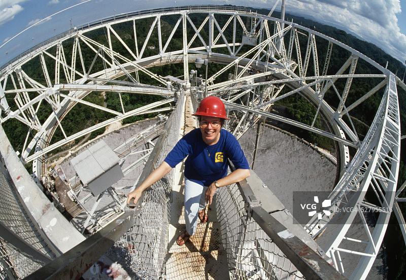天文学家寻找外星生命图片素材
