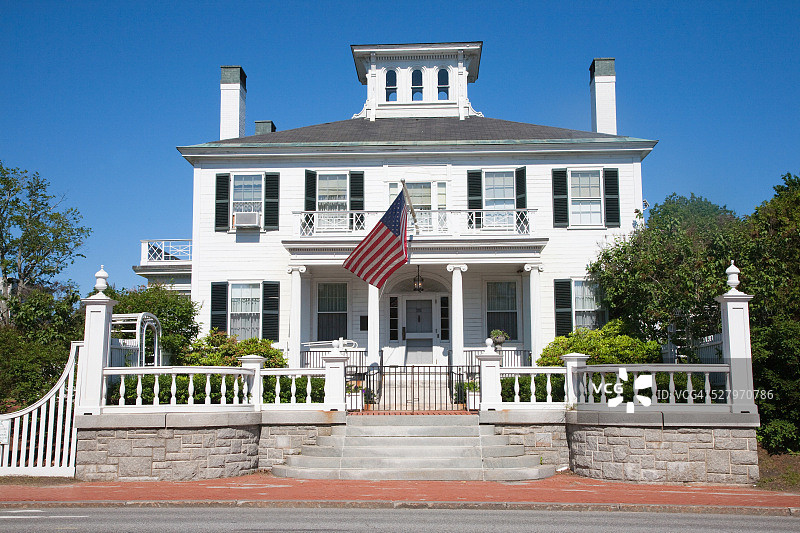 缅因州州长官邸图片素材