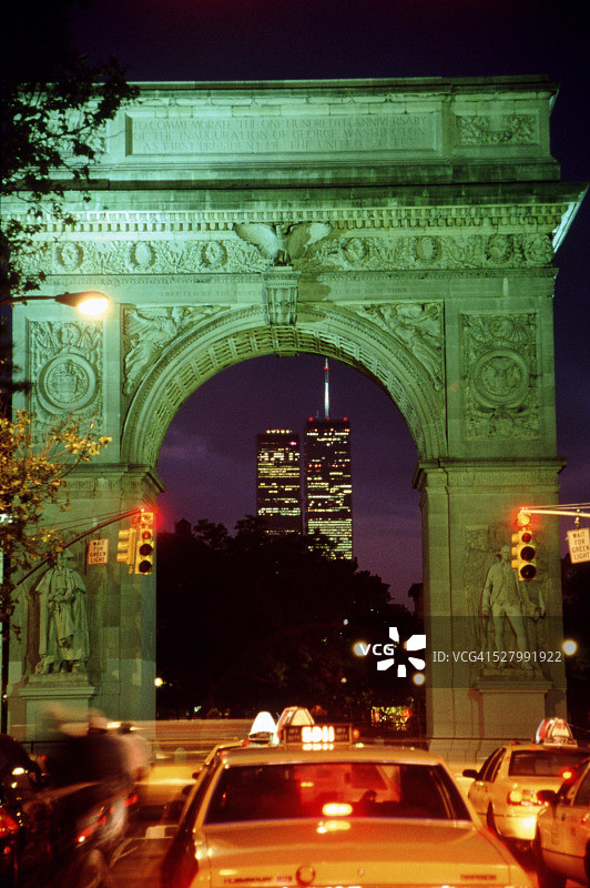 华盛顿广场公园拱门图片素材