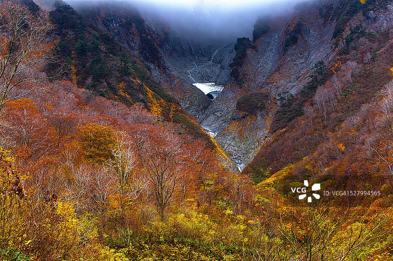 谷川岳的秋天图片素材