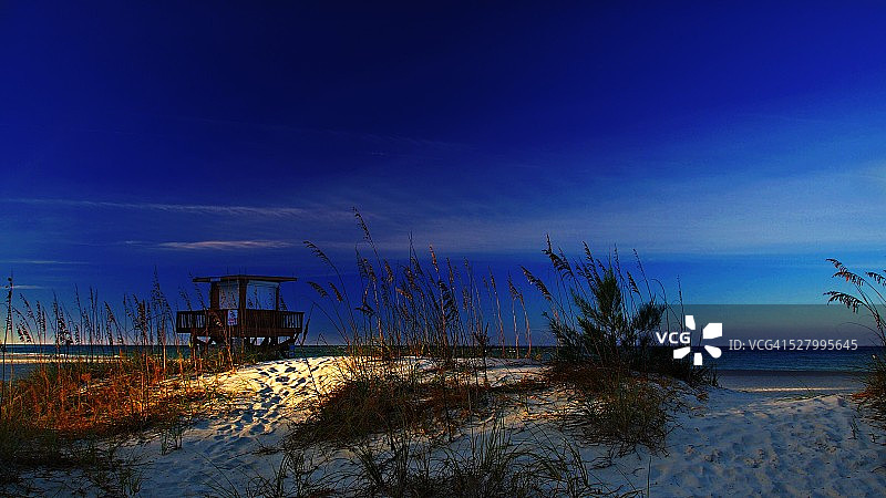 科基纳海滩救生员站图片素材