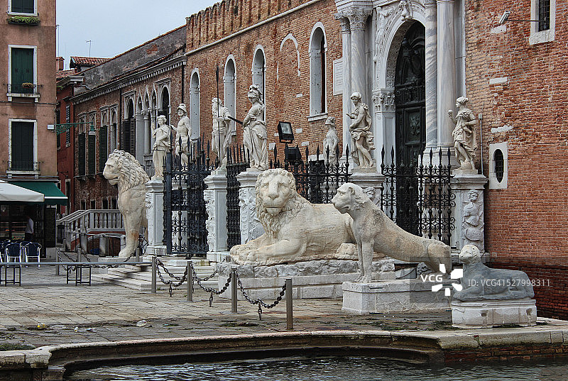 威尼斯军械库入口：马格纳门图片素材